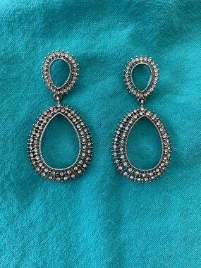 Crystal dangle earrings